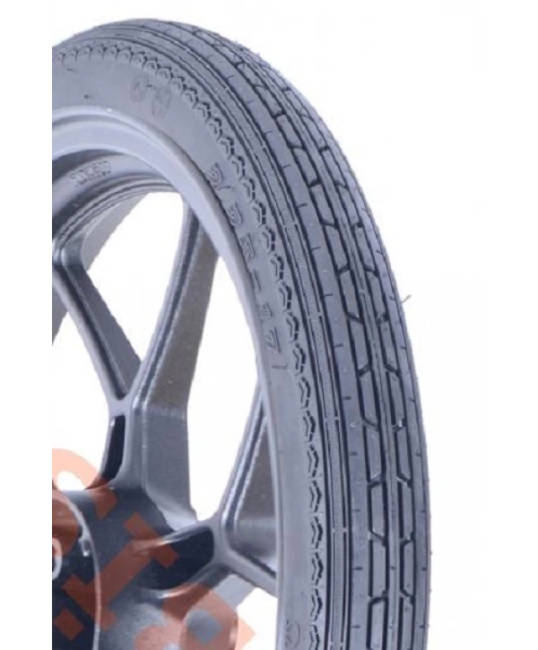 PK 17 Jant 2.50x17 Tube Type (İç Lastikli) 6PR (6 Kat) Long Life F (Ön) Motosiklet Dış Lastiği Siyah