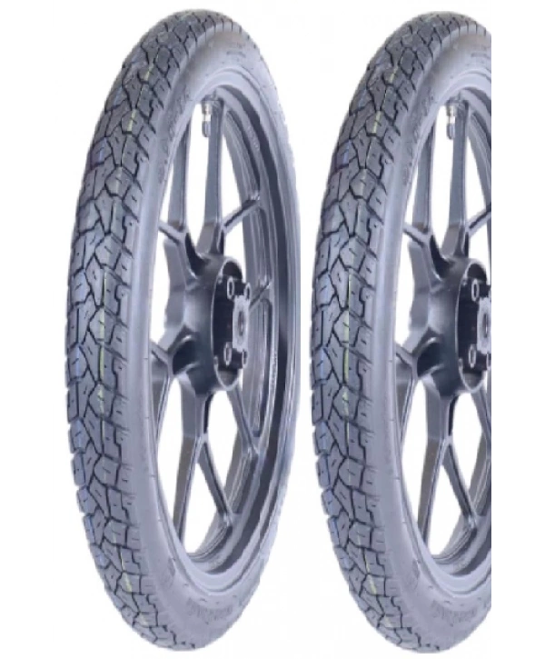 PK 17 Jant 2.75x17 Tubeless (Dublex) 6PR (6 Kat) Sportage Motosiklet Dış Lastiği Siyah X 2 Adet