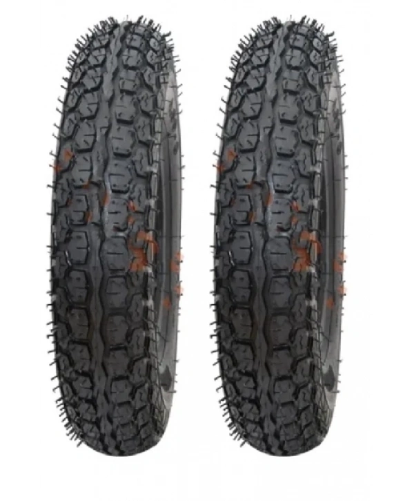 PK 8 Jant 4.00x8 Tube Type (İç Lastikli) E-501 Elektrikli Römork Dış Lastiği Siyah X 2 Adet