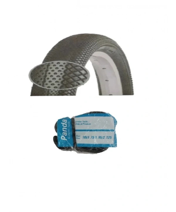 RFL 16 Jant 16x2.00 (50-305) Bisiklet Dış Lastiği D1605 + Panda İç Lastik Seti