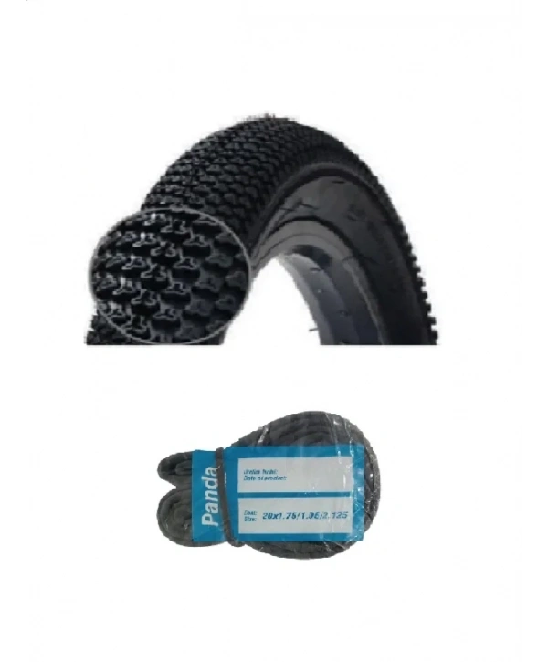 RFL 20 Jant 20x2.10 D2098 Bisiklet Dış Lastiği + Panda İç Lastik Seti