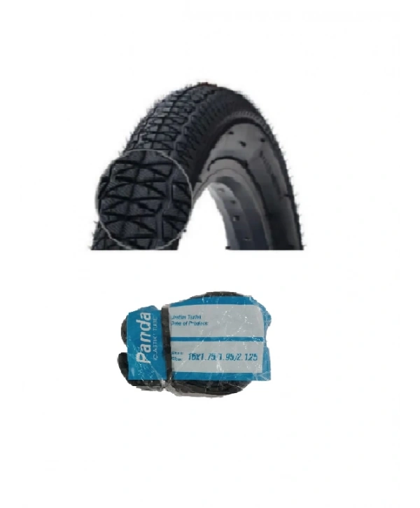 RFL 20 Jant 20x2.125 (57-406) BMX Akrobasi Bisiklet Dış Lastiği D2071 + Panda İç Lastik Seti