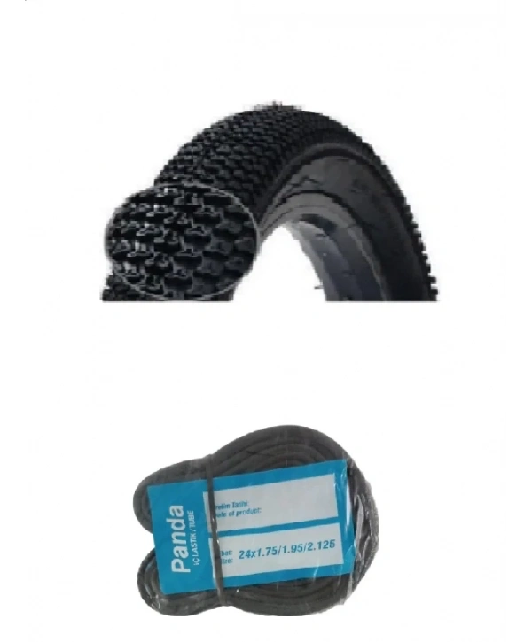 RFL 24 Jant 24x2.10 D2498 Bisiklet Dış Lastiği + Panda İç Lastik Seti