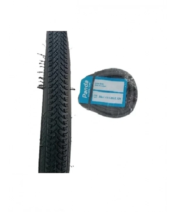 RFL 26 Jant 26x1.1/2 (40-584) Bisiklet Dış Lastiği DC102 + Panda İç Lastik Seti