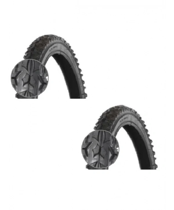 RFL 26 Jant 26x2.00 (26x1.95) Bisiklet Dış Lastiği Kalın Tırnaklı D2619 X 2 Adet