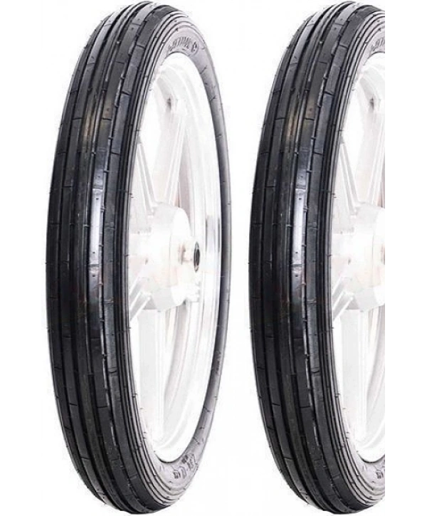 Swallow 17 Jant 2.50x17 Tube Type (İç Lastikli) 6PR (6 Kat) Neo Tech Motosiklet Dış Lastiği Siyah X 2 Adet