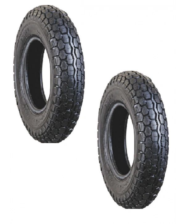 Trayal 3.50-6 Tube Type (İç Lastikli) 4PR (4 Kat) Engelli Araç Dış Lastiği X 2 Adet
