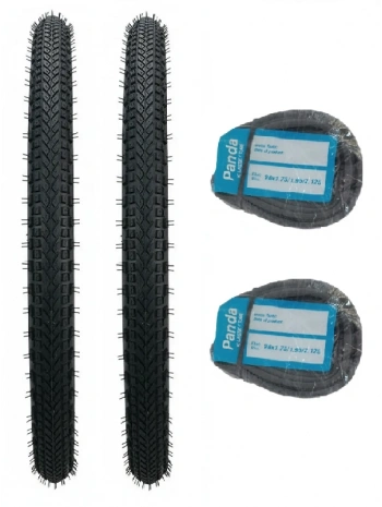 RFL 26 Jant 26x1.1/2 (40-584) Bisiklet Dış Lastiği DC102 X 2 Adet + Panda İç Lastik Seti (2026)