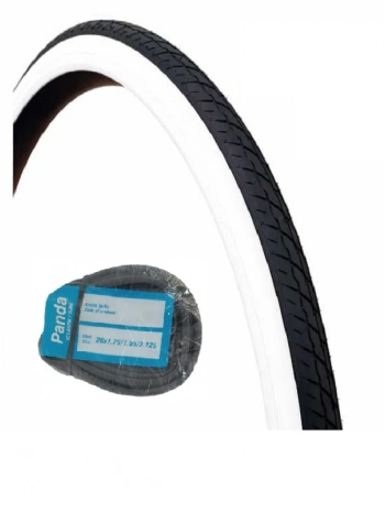 RFL 26 Jant 26x2.00 (26x2.10) Bisiklet Dış Lastiği D2697 Beyaz Yanak + Panda İç Lastik Seti (2026)