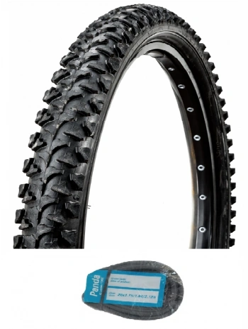 Ghauri 26 Jant 26x1.95/2.125 Tiger MTB Bisiklet Dış Lastiği + Panda İç Lastik Seti