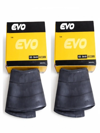 Evo 20x4.00 İç Lastik AV 33mm – Dayanıklı Fat Bike Bisiklet İç Lastiği X 2 Adet