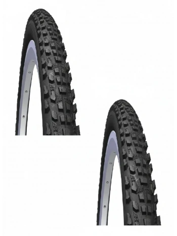 Rubena 24 Jant 24x2.10 3mm Zırhlı Bisiklet Dış Lastiği Siyah V85 X 2 Adet