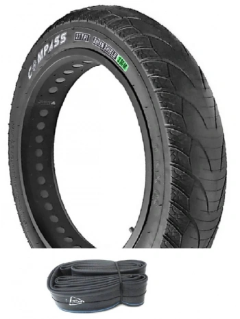 Compass 20x4.00 3 MM ZIRHLI Dayanıklı Fat Bike Bisiklet Dış Lastiği + IRC Dayanıklı İç Lastik Seti