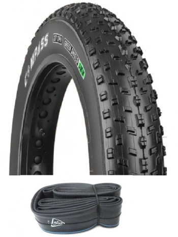 Compass 20x4.00 3 MM ZIRHLI Dişli Dayanıklı Fat Bike Bisiklet Dış Lastiği + IRC Dayanıklı İç Lastik Seti