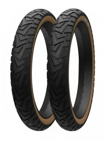 CST Ride 20x4.00 Kahverengi Yanaklı Dayanıklı Fat Bike Bisiklet Dış Lastiği X 2 Adet