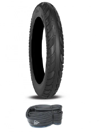 Billas 16x2.50 Tube Type (İç Lastik Gerektirir) BL400 Elektrikli Bisiklet Dış Lastiği + İç Lastik Seti