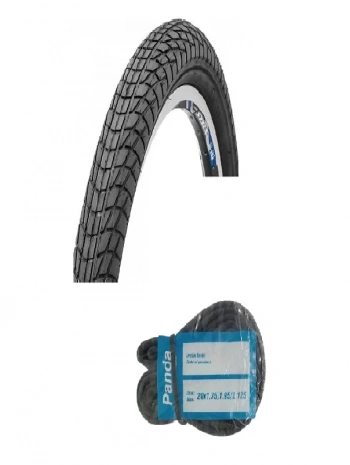 Chaoyang 20 Jant 20x1.75 (47-406) Bisiklet Dış Lastiği Yol Tipi H-537 + Panda İç Lastik Seti