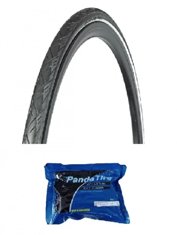 Chaoyang 28 Jant 28x1.50 (700x38C) (40-622) 6 mm Zırhlı Reflektörlü H-489 Bisiklet Dış Lastiği + Plus Panda İç Lastik Seti