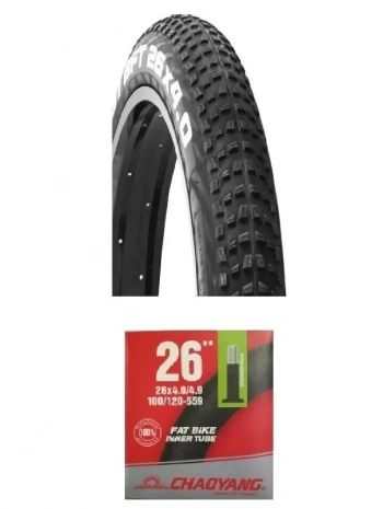 CST 24x4.00 C1752 Kum Tipi Bisiklet Dış Lastiği + Chaoyang İç Lastik Seti