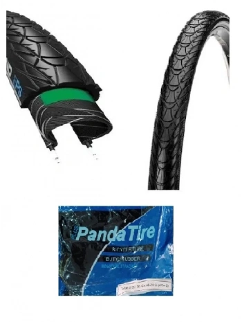 CST 27.5 Jant 27.5x1.75 Bisiklet Dış Lastiği Zırhlı (Telli) C1698N Allround + Plus Panda İç Lastik Seti