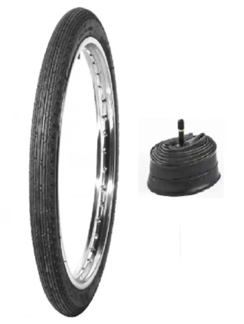 Diamond 17 Jant 2.50-17 Tube Type (İç Lastikli) 6PR (6 Kat) F (Ön) Jumbo Motosiklet Dış Lastiği + KRT İç Lastik Seti