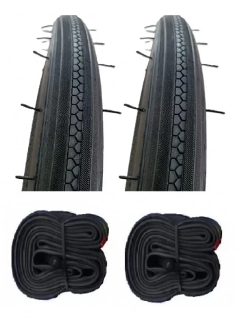 Diamond 27 Jant 27x1 1/4 (28/32-630) Bisiklet Dış Lastiği X 2 Adet + Leo İç Lastik Seti