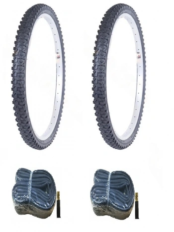 Duranta 26 Jant 26x1.95 D2630 Bisiklet Dış Lastiği Siyah X 2 Adet + Duranta İç Lastik Seti