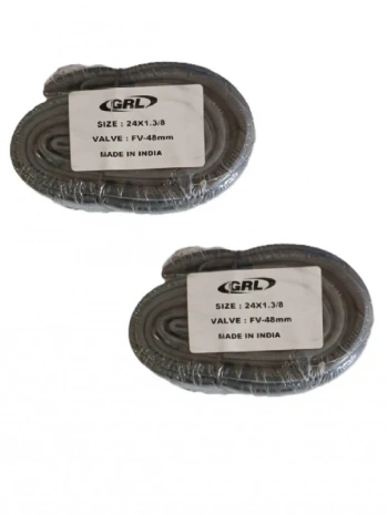 GRL 24x1.3/8 (37-540) FV 48 mm İnce Sibop Bisiklet İç Lastiği X 2 Adet