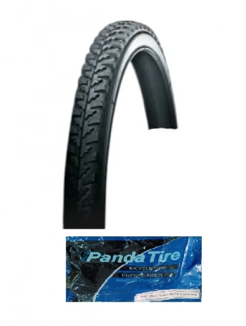 GRL 28 Jant 28x1.75 (700x45) 3 mm Zırhlı 2651 Bisiklet Dış Lastiği + Plus Panda İç Lastik Seti