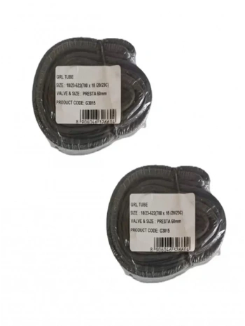 Grl 700x18 (700x20/23c) (18/23-622) FV 80 mm İnce Subap Bisiklet İç Lastiği X 2 Adet