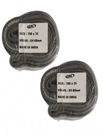 GRL 700x35 (28x1.5/8x1.3/8) FV 60 mm İnce Sibop Bisiklet İç Lastiği X 2 Adet