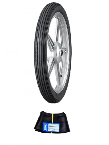 IRC 18 Jant 2.50-18 Tube Type (İç Lastikli) F (Ön) AF-4 Motosiklet Dış Lastiği + IRC 2.25/2.50-18 İç Lastik Seti