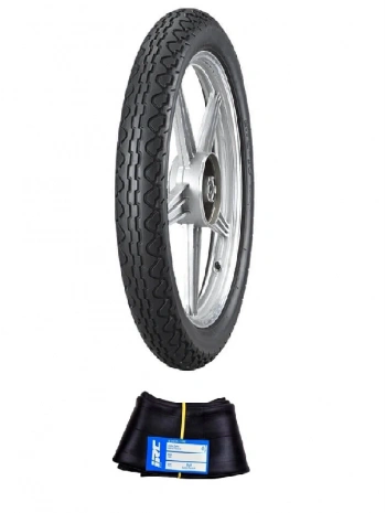 IRC 18 Jant 2.75-18 Tube Type (İç Lastikli) F (Ön) NF-25 Motosiklet Dış Lastiği + IRC 2.75/3.00-18 İç Lastik Seti