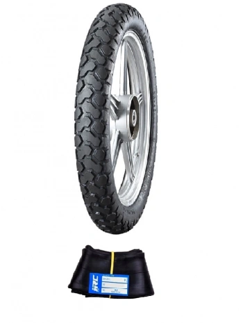 IRC 18 Jant 2.75-18 Tube Type (İç Lastikli) NR-48 Motosiklet Dış Lastiği + IRC 2.75/3.00-18 İç Lastik Seti