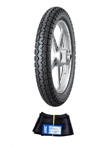 IRC 18 Jant 3.50-18 Tube Type (İç Lastikli) R (Arka) NR-9 Motosiklet Dış Lastiği + IRC 3.25/3.50-18 İç Lastik Seti