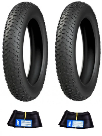 IRC 20x4.00 Tube Type (İç Lastikli) Elektrikli Bisiklet Dış Lastiği + IRC İç Lastik Seti X 2 Adet