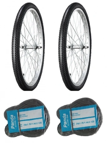 IRC 24 Jant 24x1.90 B-727 Bisiklet Dış Lastiği X 2 Adet + Panda İç Lastik Seti