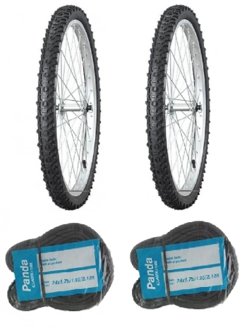 IRC 24 Jant 24x1.90 CR-73 Bisiklet Dış Lastiği X 2 Adet + Panda İç Lastik Seti