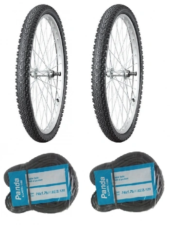 IRC 24 Jant 24x1.95 B-1345 Bisiklet Dış Lastiği X 2 Adet + Panda İç Lastik Seti