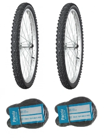 IRC 26 Jant 26x1.95 B-1345 Bisiklet Dış Lastiği X 2 Adet + Panda İç Lastik Seti