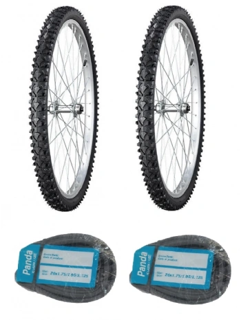 IRC 26 Jant 26x1.95 B56 Bisiklet Dış Lastiği X 2 Adet + Panda İç Lastik Seti