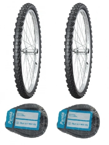 IRC 26 Jant 26x1.95 MB-48 Bisiklet Dış Lastiği X 2 Adet + Panda İç Lastik Seti