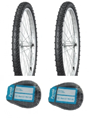 IRC 26 Jant 26x2.10 CR73 Bisiklet Dış Lastiği X 2 Adet + Panda İç Lastik Seti