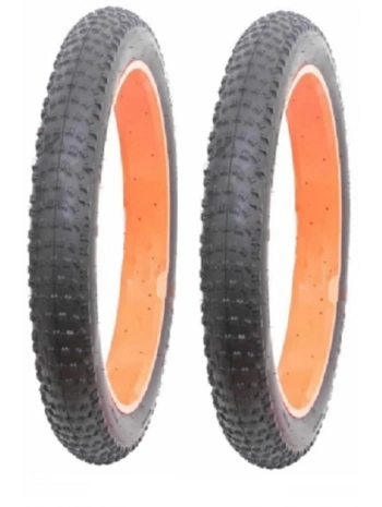 Meghna 20 Jant 20x4.00 M2054 Fat Bike Dış Lastiği Siyah X 2 Adet