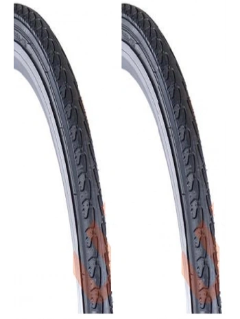 Meghna 28 Jant 700x35C (28x1.5/8x1.3/8) M2705 Reflektörlü Bisiklet Dış Lastiği Siyah X 2 Adet