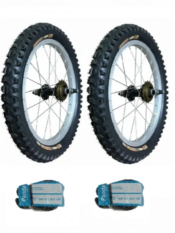 Mezoon 16x2.125 MTB Bisiklet Dış Lastiği X 2 Adet + Panda İç Lastik Seti