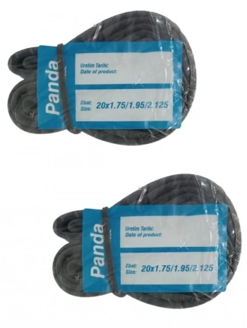 Panda 20 Jant 20x1.75 - 20x2.125 Bisiklet İç Lastiği AV 40 mm Motor Sibop X 2 Adet