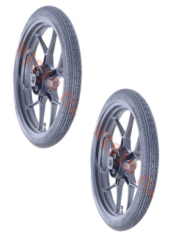 PK 17 Jant 2.50x17 Tube Type (İç Lastikli) 6PR (6 Kat) Long Life F (Ön) Motosiklet Dış Lastiği Siyah X 2 Adet