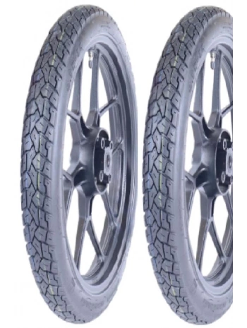 PK 17 Jant 2.75x17 Tubeless (Dublex) 6PR (6 Kat) Sportage Motosiklet Dış Lastiği Siyah X 2 Adet