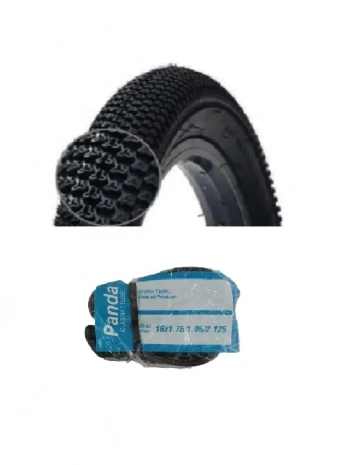 RFL 16 Jant 16x2.10 (54-305) Bisiklet Dış Lastiği D1698 + Panda İç Lastik Seti